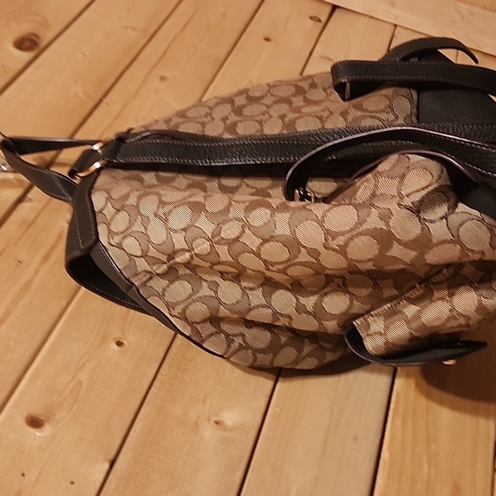 Coach Billie Backpack Signature Canvas Refined Leather - Picture 9 of 12